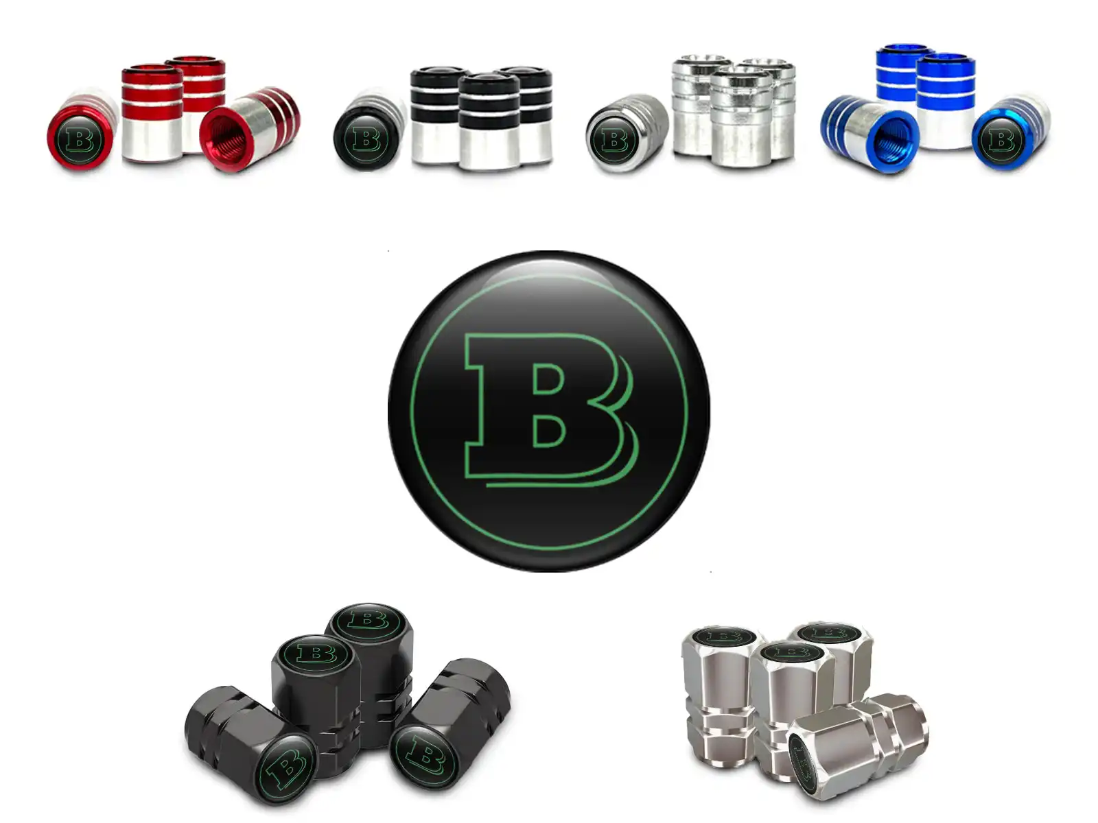 Brabus Cappelli Valvola Auto Costruzione Solida Stile